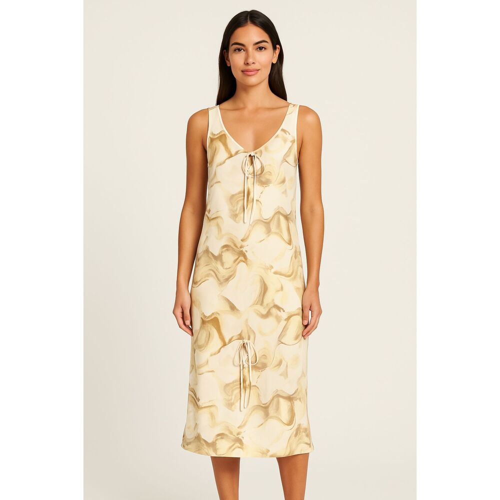 Kenneth Cole Oyster Marble Sleeveless Slip Dress Size Small